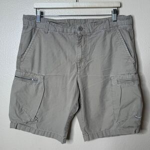 Nike Shorts Men's 34 Khaki Cargo Pockets Outdoors Y2K Vintage